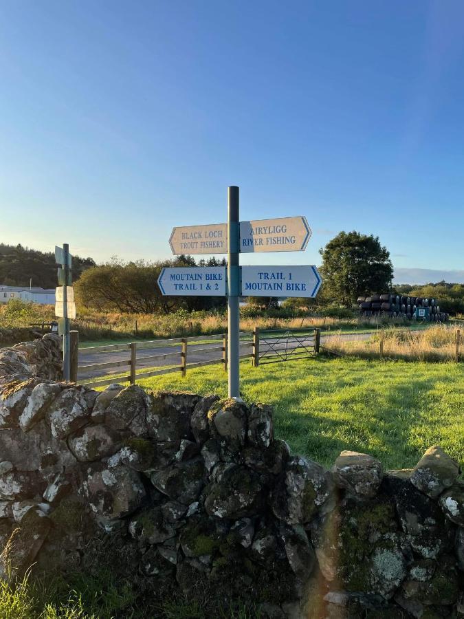Caravan Rabbit House No 81 At Three Lochs Holiday Park Newton Stewart Exterior photo